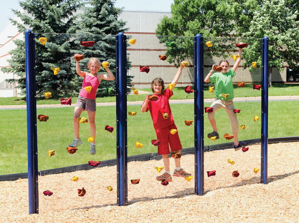 Climb Outside on our Playground Wall™