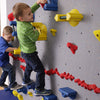 Beginner WeeKidz Wall Side View with One Climber Green Shirt