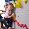 Beginner WeeKidz Wall Side View with Girl Climber Pink Shirt