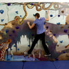 Jungle Mural Traverse Climbing Wall