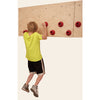 Get a great upper body workout with our peg board.
