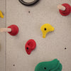 Use the Ultimate Traverse Wall Challenge Course Peg Holds with your climbing wall to add challenge.