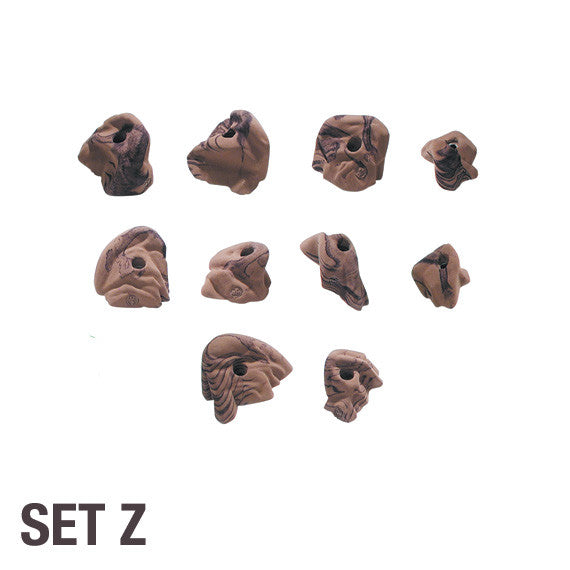Groperz Rock Realistic Hand Holds Set Z