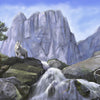 Mountain Mural Traverse Climbing Wall Art Only