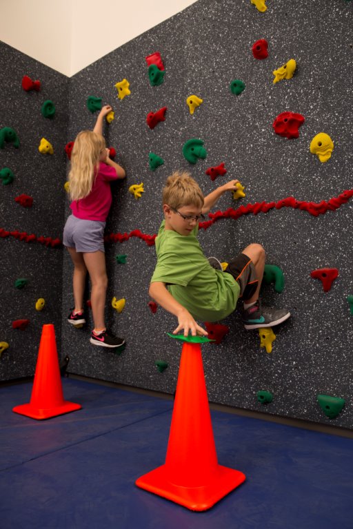 Climbing Wall Activity of the Month: Climbing Wall Cone Challenge