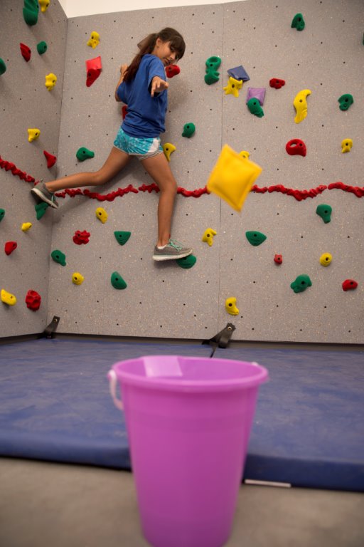 Climbing Activity of the Month: Climbing Wall Target Practice