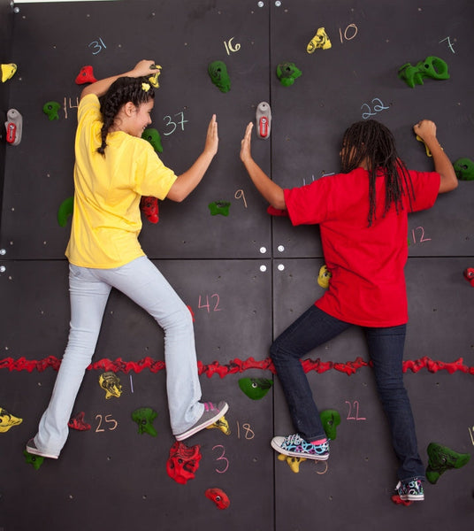 Build Teams on the Climbing Wall with Cooperative Games