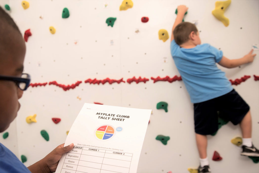 Get Them Rocking Nutrition Concepts through Climbing