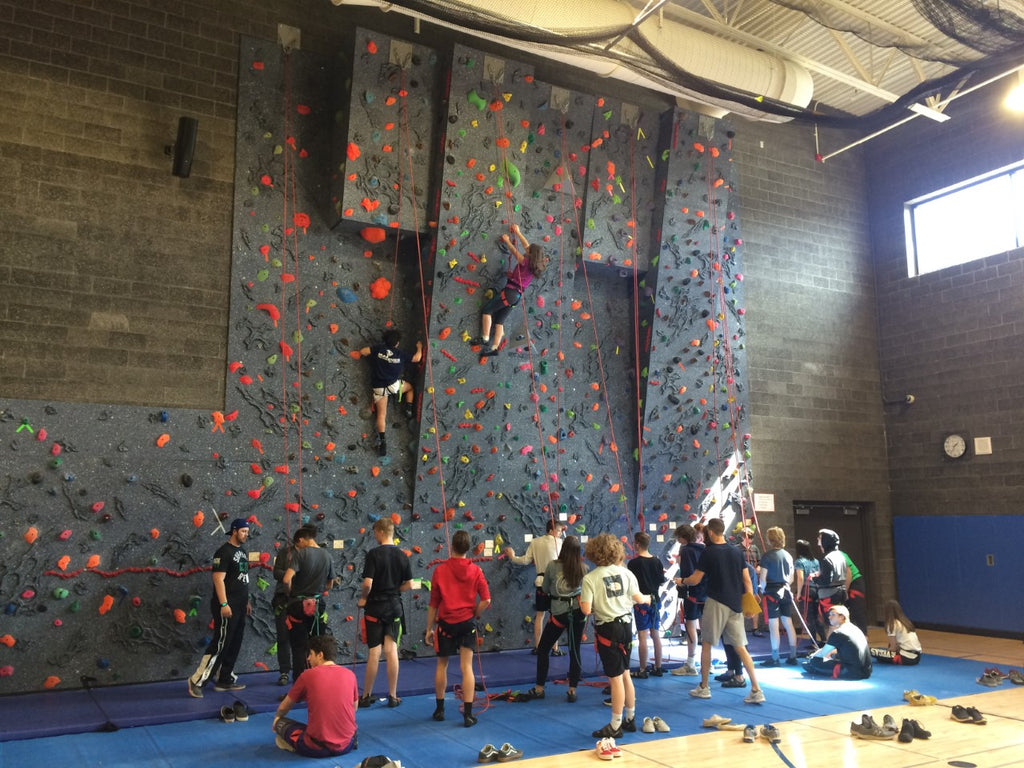Rock Climbing at Tahoma High School by Tracy Krause