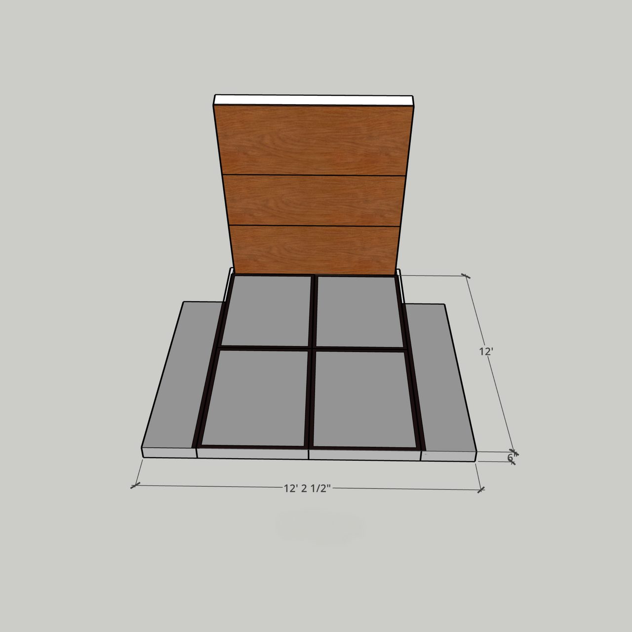 EverActive® 8' x 10' Adjustable Wall Landing Surface
