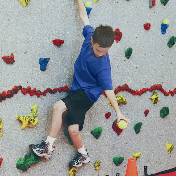 Climbing Wall Ball Holder Activity