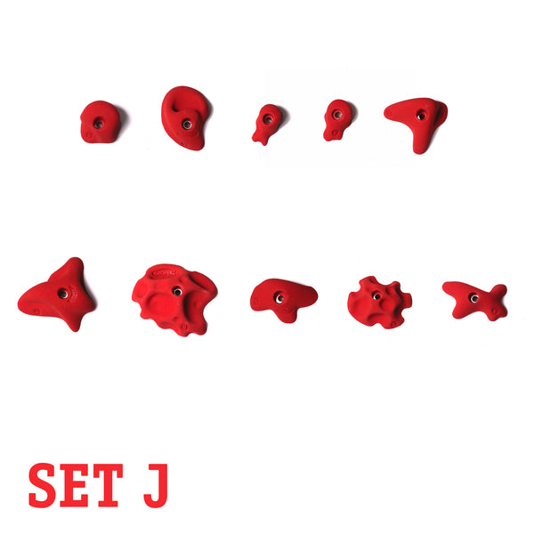 Groperz Advanced Route Setting Hand Holds Set J