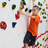 Dry-erase Home Climbing Wall with One Climber