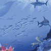Ocean Climbing Wall Mural for Home Use