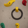 Use the Ultimate Traverse Wall Challenge Course Hook Holds with your climbing wall to add challenge. 