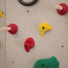 Use the Ultimate Traverse Wall Challenge Course Peg Holds with your climbing wall to add challenge. 