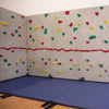 The River Rock Climbing Wall in Granite has the look of polished river rocks.
