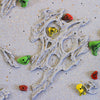 Relief-Feature Traverse Climbing Wall Close Up